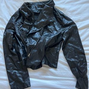Faux Leather Jacket